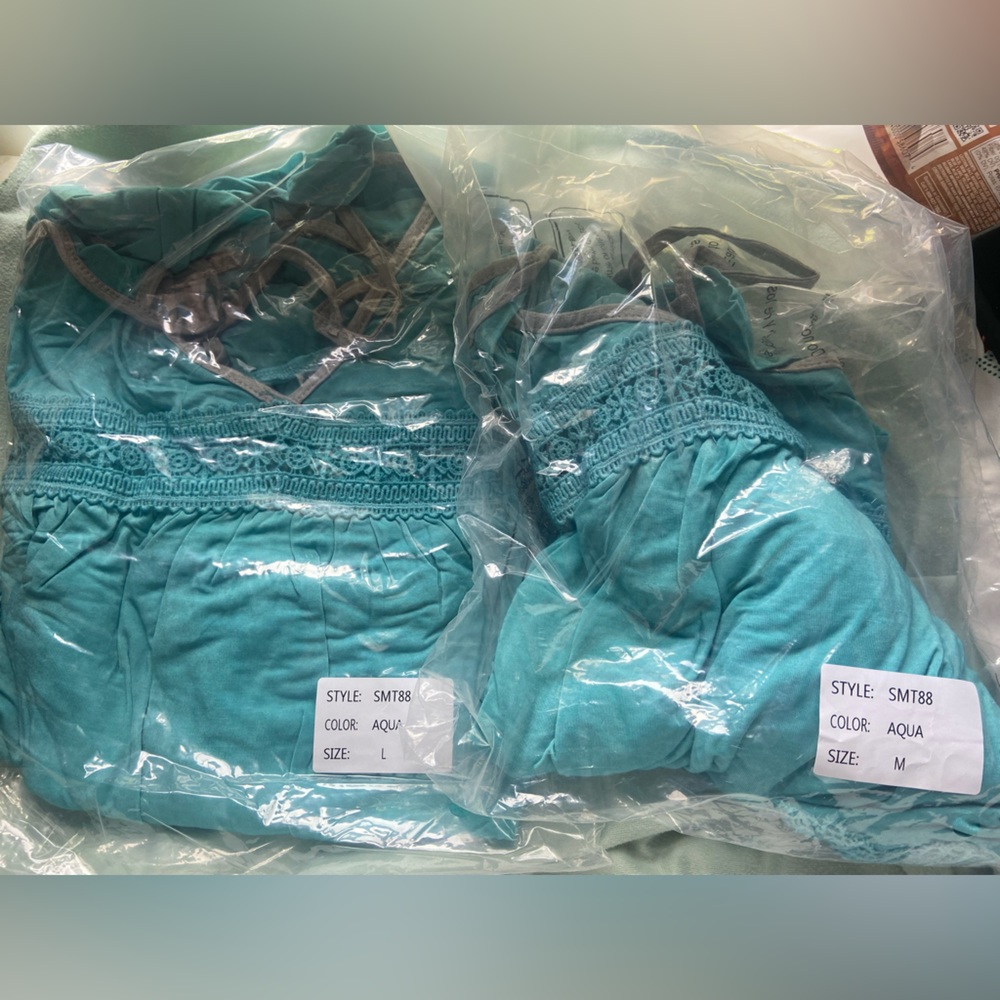 WHOLESALE / RESALE BUNDLE Boutique Aqua boho dress